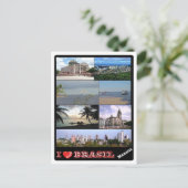 ブラジル – 私の愛 – マナウス –  ポストカード (スタンド正面)