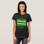 ブラジル – 私はあなたを愛するT-shirtl- EU AmoブラジルCamiseta Tシャツ (正面フル)