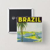 ブラジル 缶バッジ (正面&裏面)