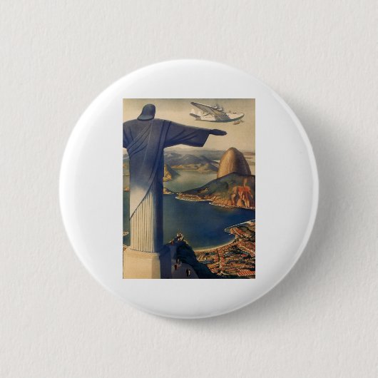 ブラジル 缶バッジ (正面)