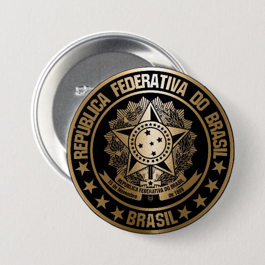 ブラジル 缶バッジ (正面&裏面)