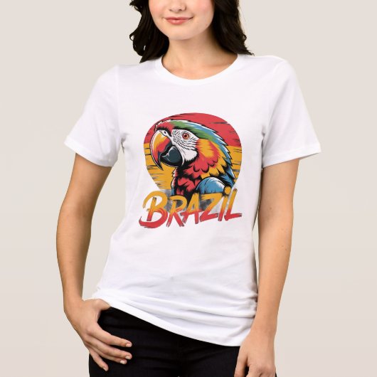 ブラジル 諦めない トライブレンドＴシャツ (正面)
