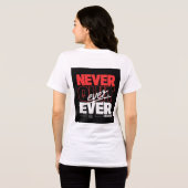 ブラジル 諦めない トライブレンドＴシャツ (裏面全面)