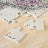 ブラジル(1855年)のヴィンテージの地図 ジグソーパズル (側面)