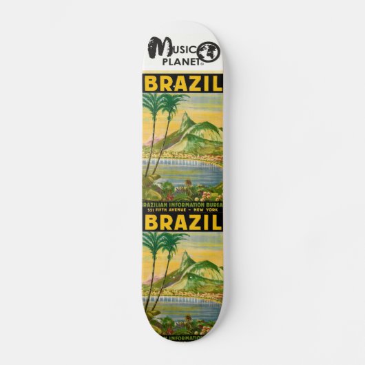 ブラジル BRASIL スケートボード (正面)