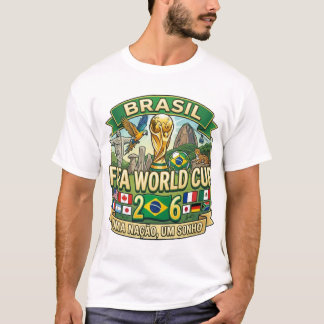 ブラジル FIFA ワールドカップ 2026 Tシャツ