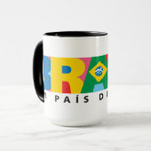 ブラジル: Um Paiss de Todos マグカップ (正面左)