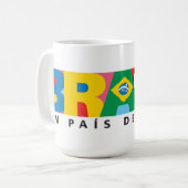 ブラジル: Um Paiss de Todos マグカップ (正面左)