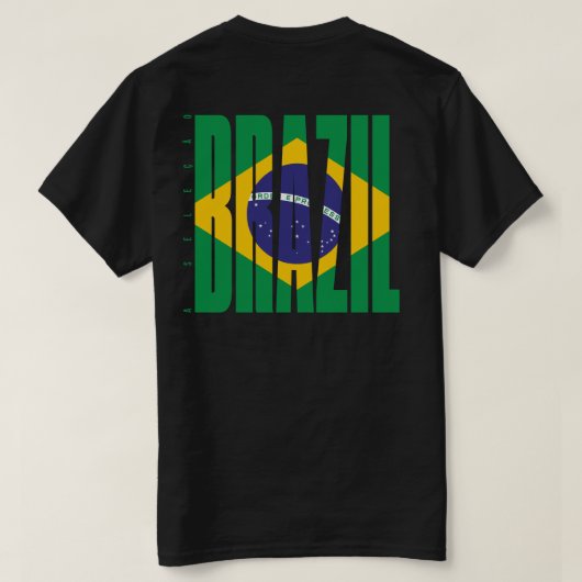 ブラジルA SeleçãoストリートウェアTシャツ Tシャツ (デザイン裏面)