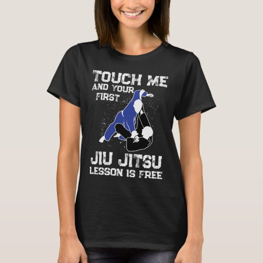 ブラジルBjj、Touchと最初のJiu Tシャツ (正面)