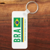 ブラジルISOコードアルファ3デザイン キーホルダー (裏面)
