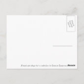 ブラジルposのビーチの側面の村… -カスタマイズ ポストカード (裏面)