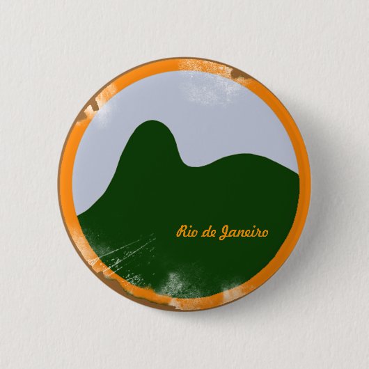ブラジルRioロゴスガローフ 缶バッジ (正面)