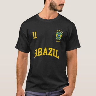 ブラジルTシャツ第11位ブラジルのサッカーチームSpor Tシャツ