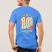 ブラジルTシャツ、Ilha do mel Brasil Tシャツ、フローラ トライブレンドＴシャツ (裏面)