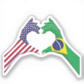 ブラジルUSA統一された州アメリカ シール (正面)