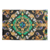 ブラジ独身のル色のピラロケース 枕カバー (裏面)