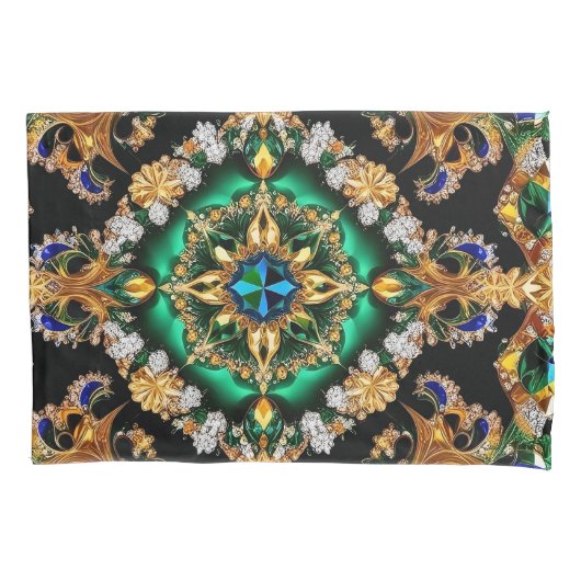 ブラジ独身のル色のピラロケース 枕カバー (正面)