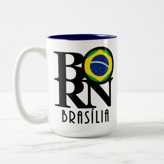 ブラジ生まれリア15oz ツートーンマグカップ (左)