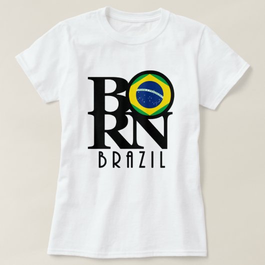 ブラジ生まれル(フロントプリント) Tシャツ (デザイン正面)