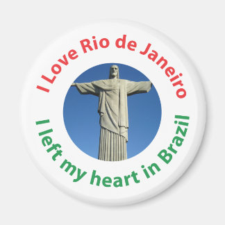 ブラジ離れルの私のハート- I Love Rio de Janeiro マグネット