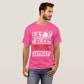 ブラジ食べル柔術のリピーター – Jiu Jitsu F Tシャツ (正面フル)
