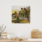 ブラスで戦闘女性と戦う ポスター (キッチン)