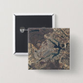 ブラスの自然色のイメージは、マジで1/2リア、ブラジル 缶バッジ (正面&裏面)