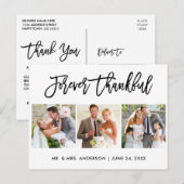 ブラスクリプト 永久に感謝 3枚写真 ウェディング ポストカード (正面/裏面)