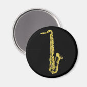 ブラスサックス マグネット (正面/裏面)
