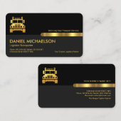 ブラスタイリッシュックグレー層輸送機 名刺 (正面/裏面)