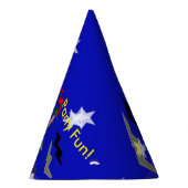 ブラストオフロボットガールスターズパーティー帽子 パーティーハット (右)