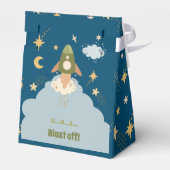 ブラストオフ宇宙冒険子供の誕生日 フェイバーボックス (裏面サイド)