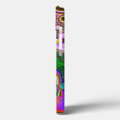ブラストカラフル流体アートデジタルポイ絵画ント Case-Mate iPhoneケース (裏面 / 左)