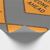 ブラストゾーン前方の道路標識 ラッピングペーパー