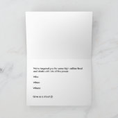 ブラストパーティの招待状 招待状 (内部)