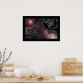 ブラスト半径 ポスター (キッチン)