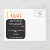 ブラスト誕生日招待状 インビテーションポストカード (裏面)