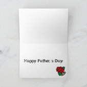 ブラスナックルタトゥーパパグリーティングカード カード (内部)