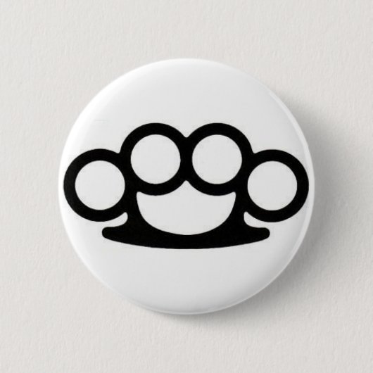 ブラスナックルPin 缶バッジ (正面)