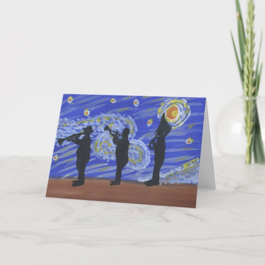 ブラスバンドの集団 カード (正面)