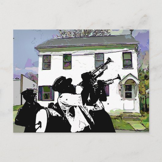 ブラスバンドアットデラウェアハウス ポストカード (正面)