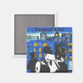 ブラスバンド、セカンドライン、ニューオーリンズ追加文字 マグネット (正面/裏面)