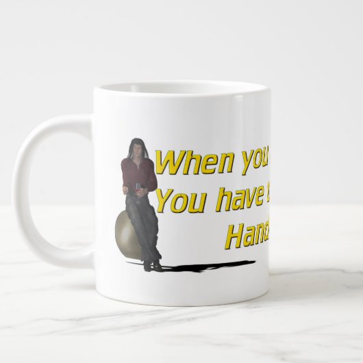 ブラスボール ジャンボコーヒーマグカップ (左)