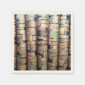 ブラス印刷プレートナプキン スタンダードカクテルナプキン (正面)