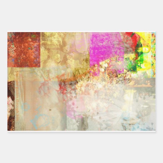 ブラゼンとクリスタル ラッピングペーパーシート (正面)