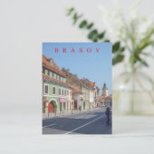 ブラソフタウンセンター通りビューハガキ ポストカード (スタンド正面)