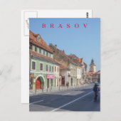 ブラソフタウンセンター通りビューハガキ ポストカード (正面/裏面)