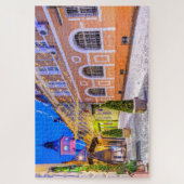 ブラソフルーマニアのクリスマスマーケット ジグソーパズル (縦)