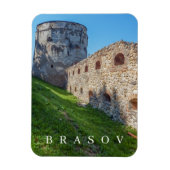 ブラソフ時計塔ビュー冷蔵庫用マグネット マグネット (縦)